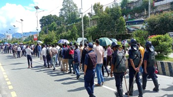 स्थानिय तह कर्मचारी आन्दोलित